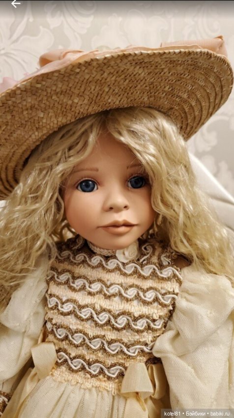 Gerlinde Sodergeld кукла фарфоровая коллекционная