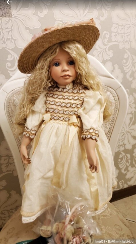 Gerlinde Sodergeld кукла фарфоровая коллекционная (фото 4)