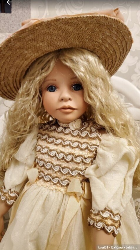 Gerlinde Sodergeld кукла фарфоровая коллекционная (фото 6)