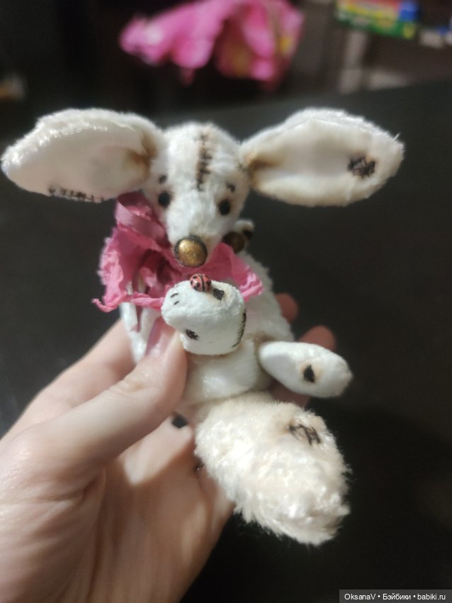 Фенек с божьей коровкой — Авторские игрушки (фото 5)