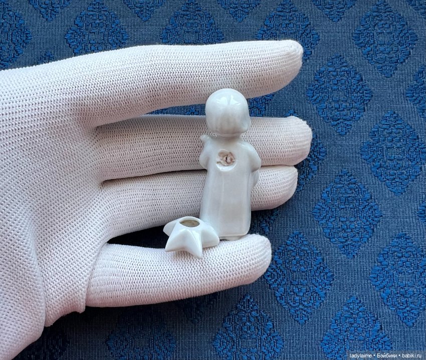 Антикварная фигурка Ангел (1) - подсвечник - 5 см (фото 2)