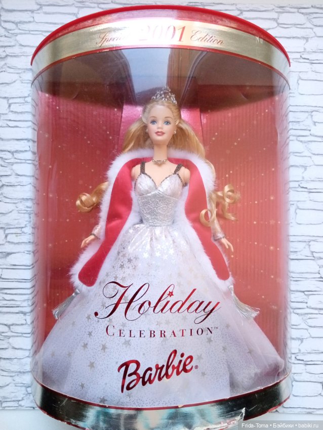 Special edition holiday celebration barbie on sale