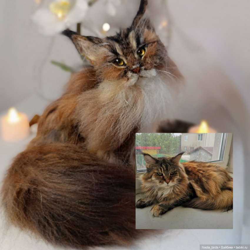 Портретная игрушка по фото котика/собаки