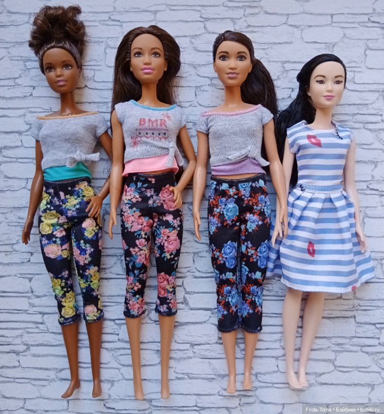 Барби релакс ким голова плюс тело фашионистас (фото 6)