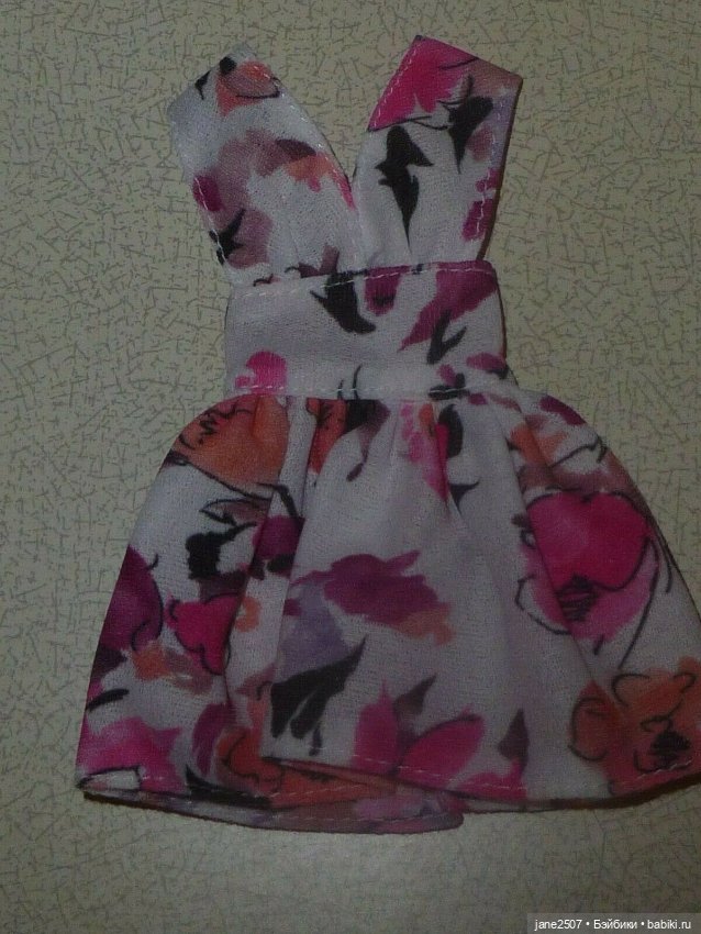 Платье Handmade для Барби, Poppy Parker, Dynamite girls и других кукол 12 дюймов (фото 2)