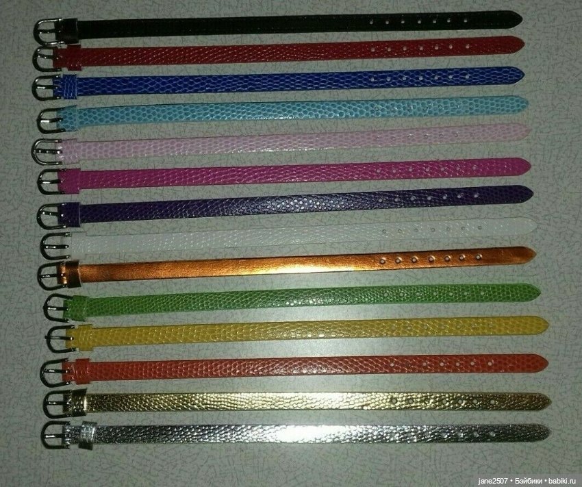 Пояс для кукол 12 и 16 дюймов (Барби, Тоннер, Fashion royalty, Poppy Parker) - цвет на выбор от 3 шт (фото 2)