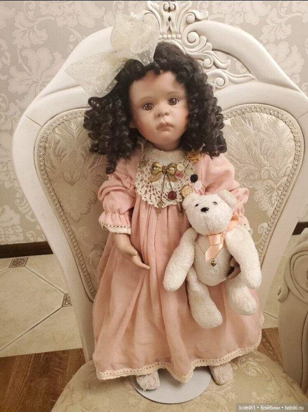 Linda Valentino Michael кукла фарфоровая коллекционная (фото 5)