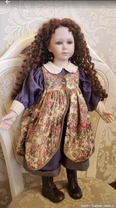 Кукла фарфоровая коллекционная (фото 3)
