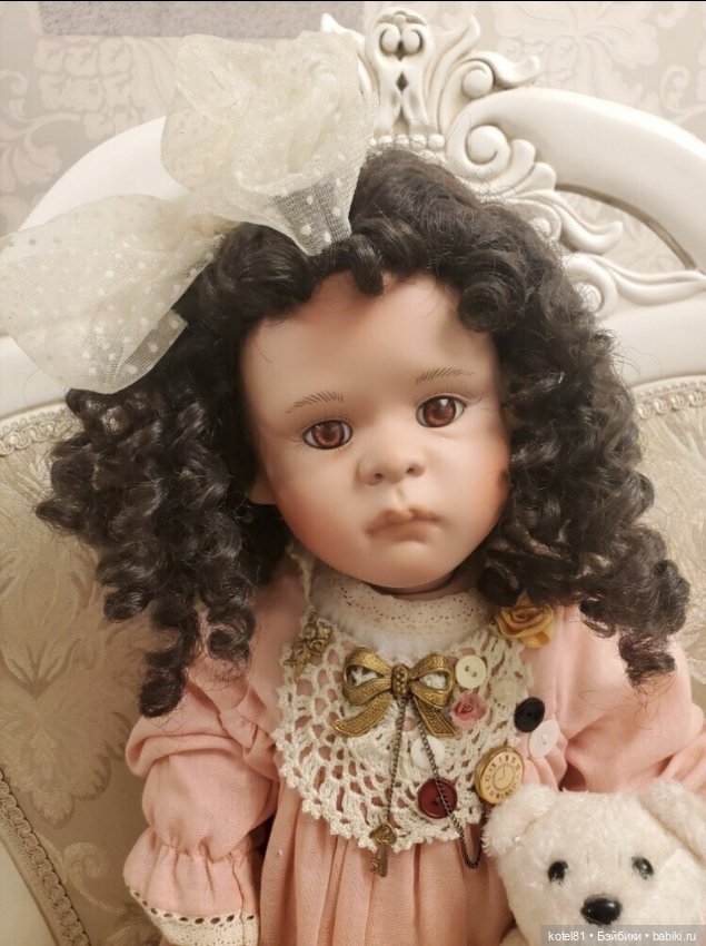 Linda Valentino Michael кукла фарфоровая коллекционная (фото 3)