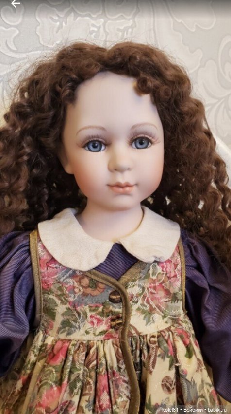 Кукла фарфоровая коллекционная (фото 5)