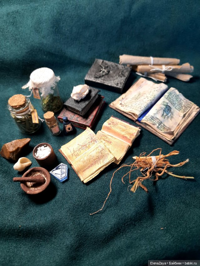 Колдовской набор 1:6 — Миниатюра для кукол