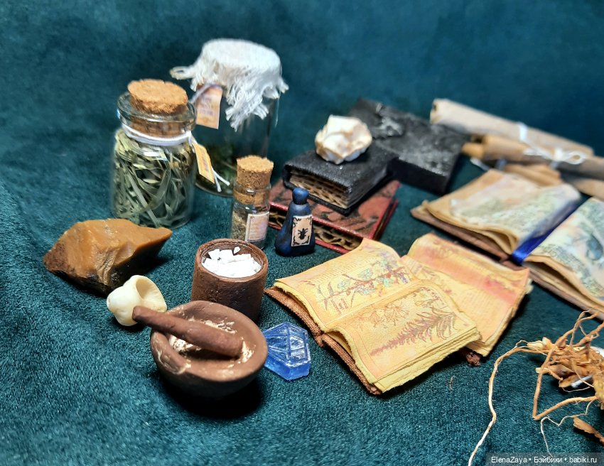 Колдовской набор 1:6 — Миниатюра для кукол (фото 6)