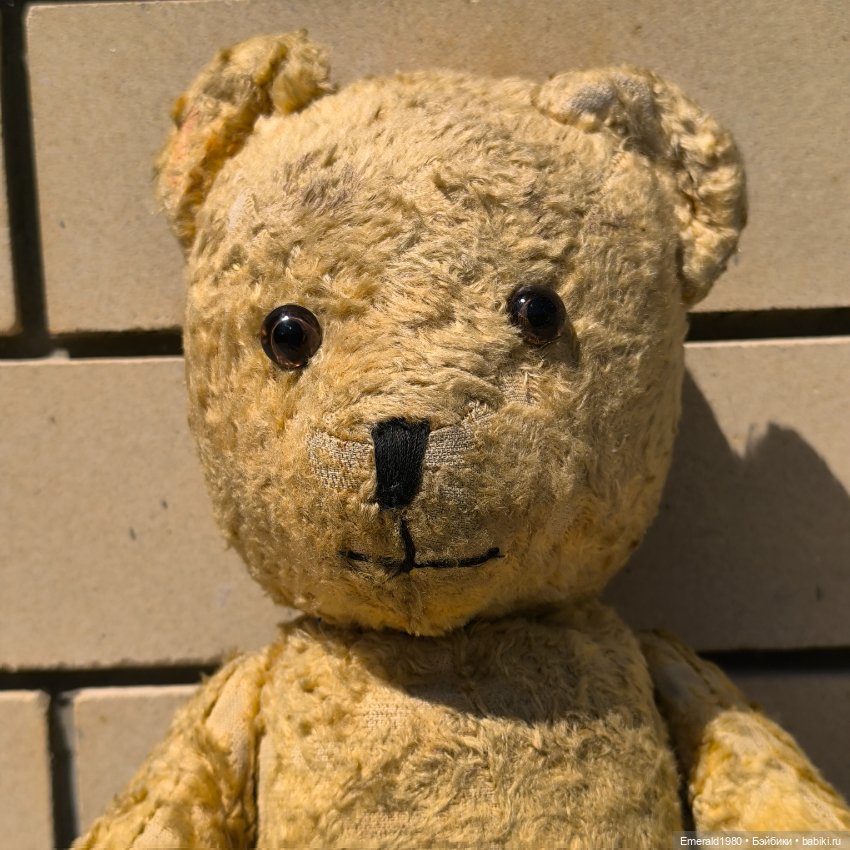 Плюшевый опилочный мишка — Винтажные куклы и игрушки детства (фото 7)