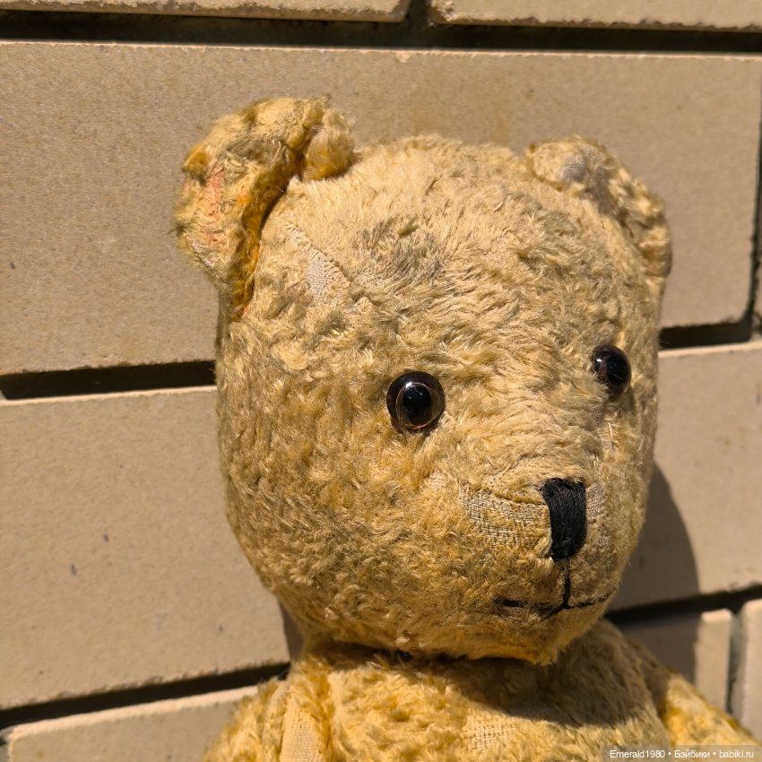 Плюшевый опилочный мишка — Винтажные куклы и игрушки детства (фото 5)