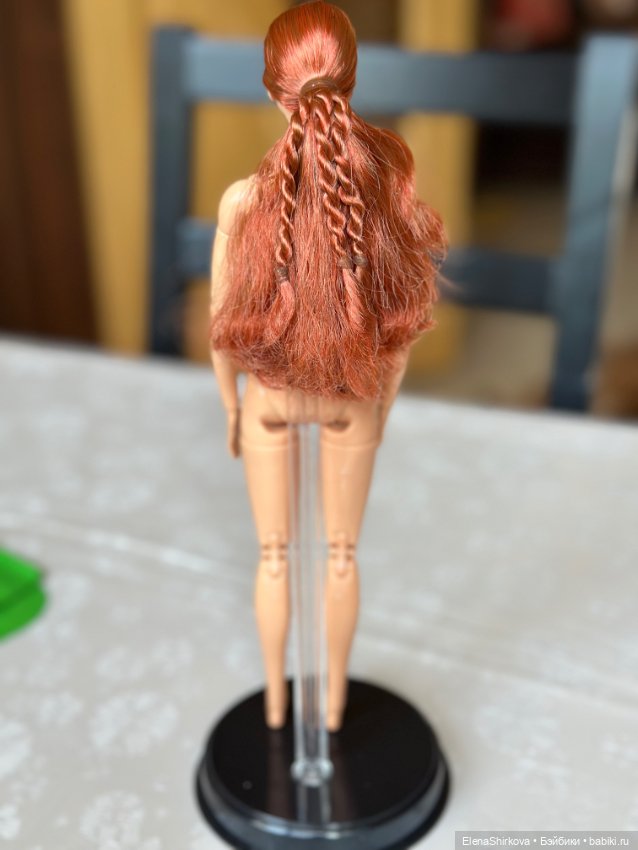 Barbie Черная вдова портретная Скарлетт Йохансон на теле мтм (фото 6)