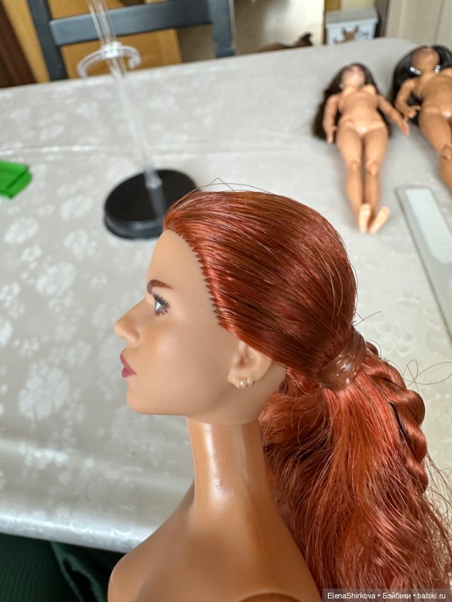 Barbie Черная вдова портретная Скарлетт Йохансон на теле мтм (фото 9)