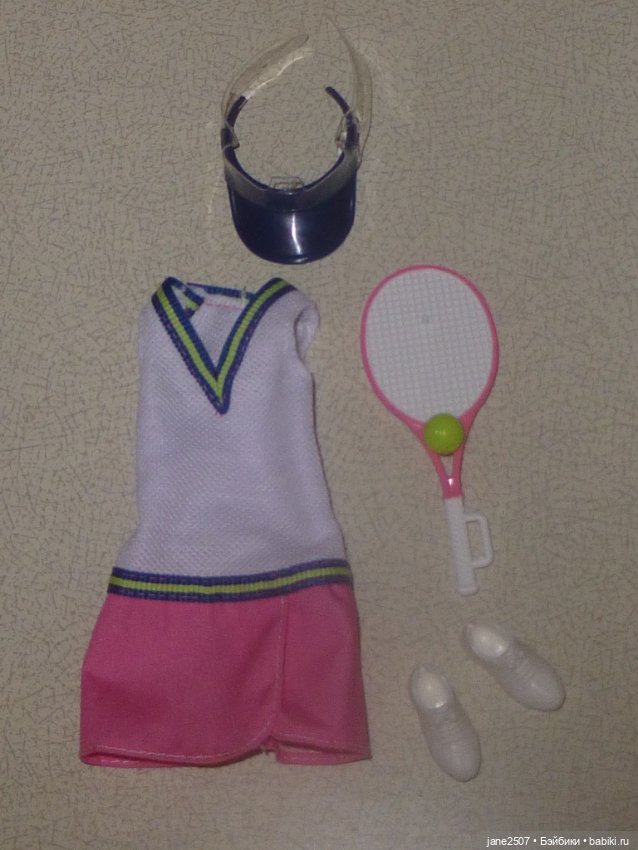 Полный аутфит Барби Barbie Made to Move Tennis Player новый (фото 2)