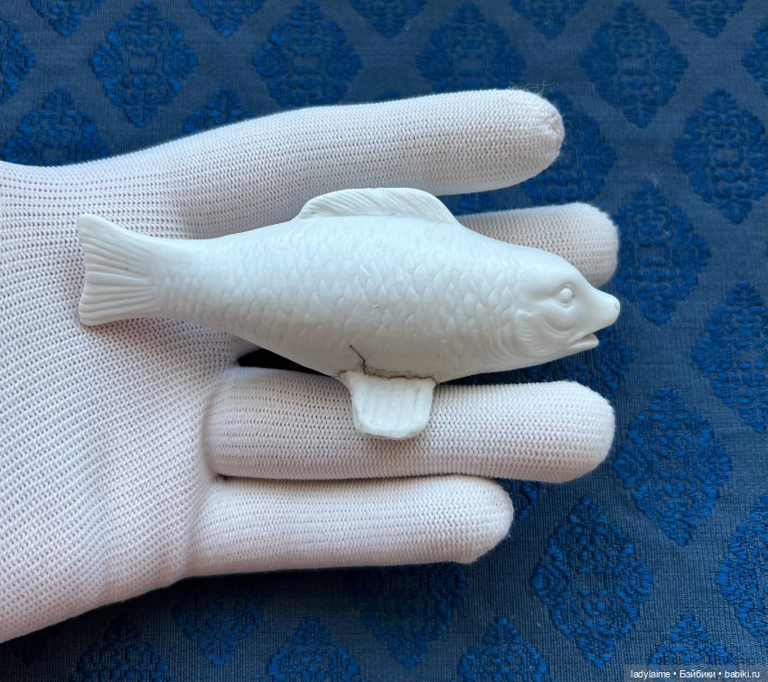 Антикварная фигурка Рыба - 10 см