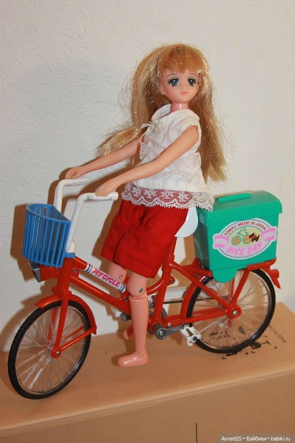 Редкая винтажная велосипедистка от Тому (фото 2)