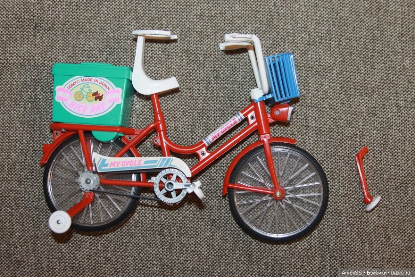 Редкая винтажная велосипедистка от Тому (фото 5)