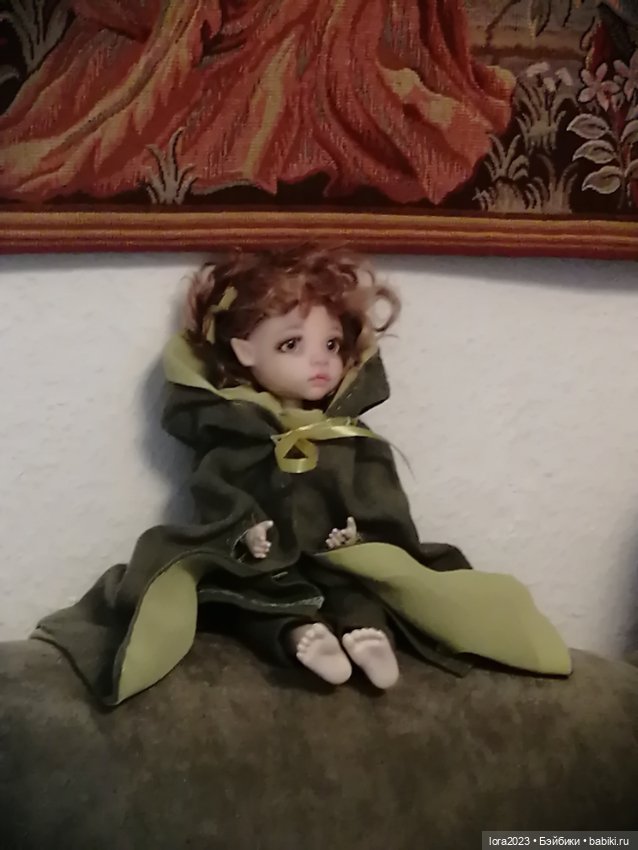 Коллекционно-игровая куколка Лесной эльф по имени Цвельф (фото 3)