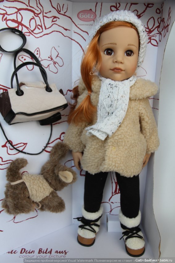 Куколка Gotz Ханна/Hannah 02 and her dog Polly 2024 года (фото 7)