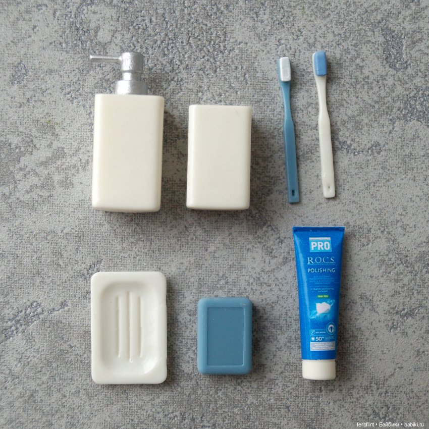 Малый ванный набор №3 (масштаб 1:6) (фото 4)