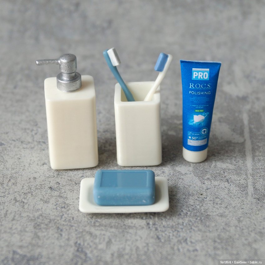 Малый ванный набор №3 (масштаб 1:6)