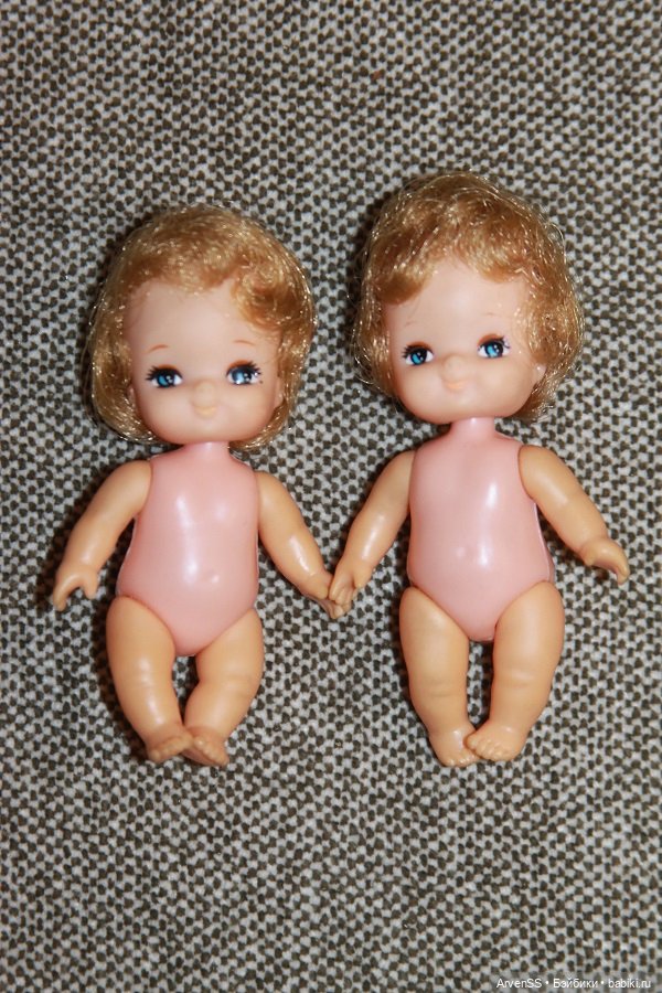 Винтажные сестрички Ликки 1 поколения близняшки Мики и Маки компании Такара (фото 3)