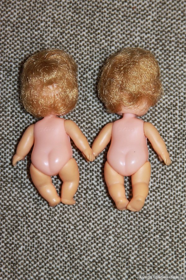 Винтажные сестрички Ликки 1 поколения близняшки Мики и Маки компании Такара (фото 4)