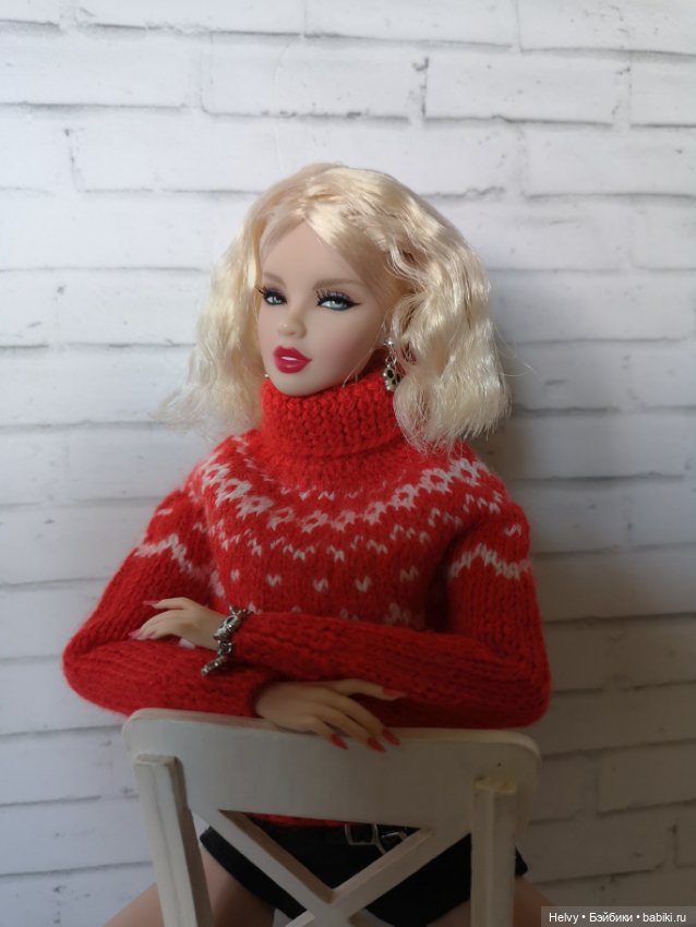 Свитер лопапейса для Barbie и Integrity toys (фото 2)