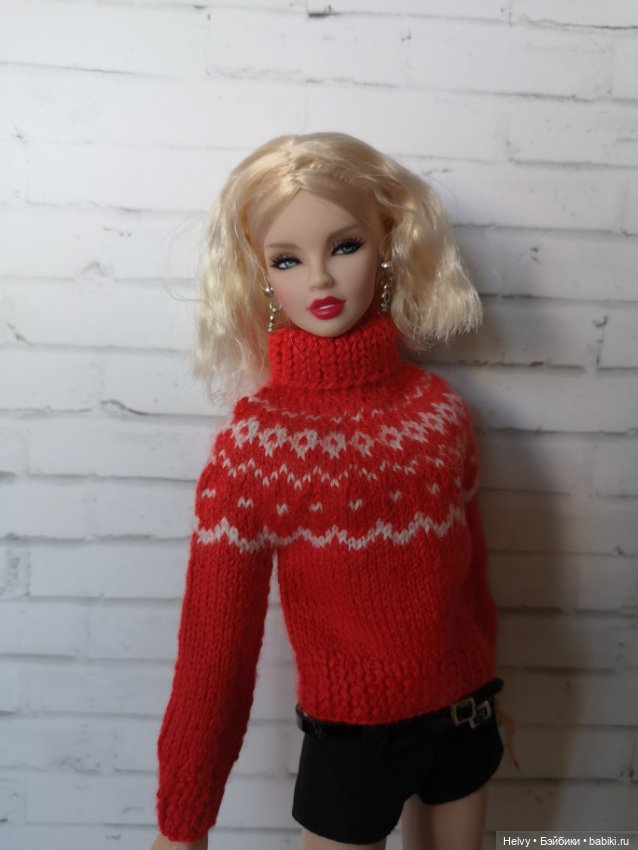 Свитер лопапейса для Barbie и Integrity toys (фото 3)