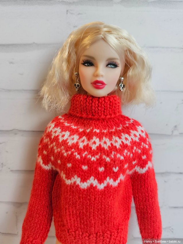 Свитер лопапейса для Barbie и Integrity toys (фото 4)