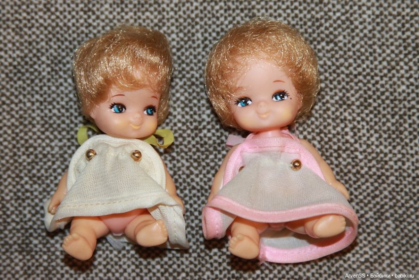Винтажные сестрички Ликки 1 поколения Мики и Маки компании Такара