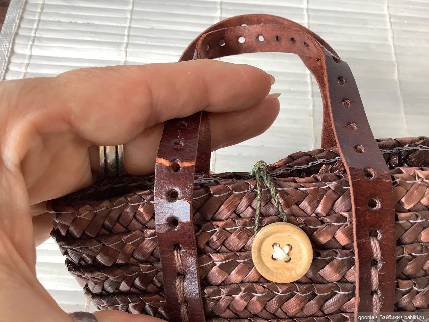 Летняя сумка для большой куклы (фото 9)