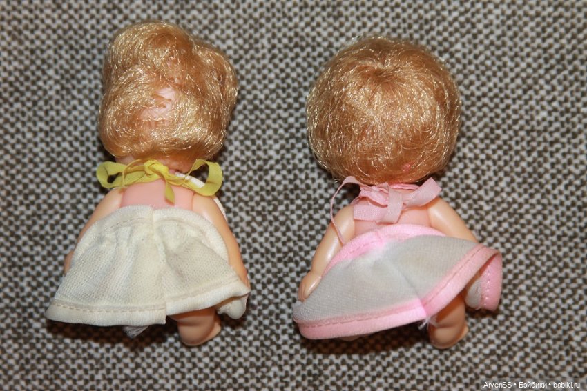 Винтажные сестрички Ликки 1 поколения Мики и Маки компании Такара (фото 2)