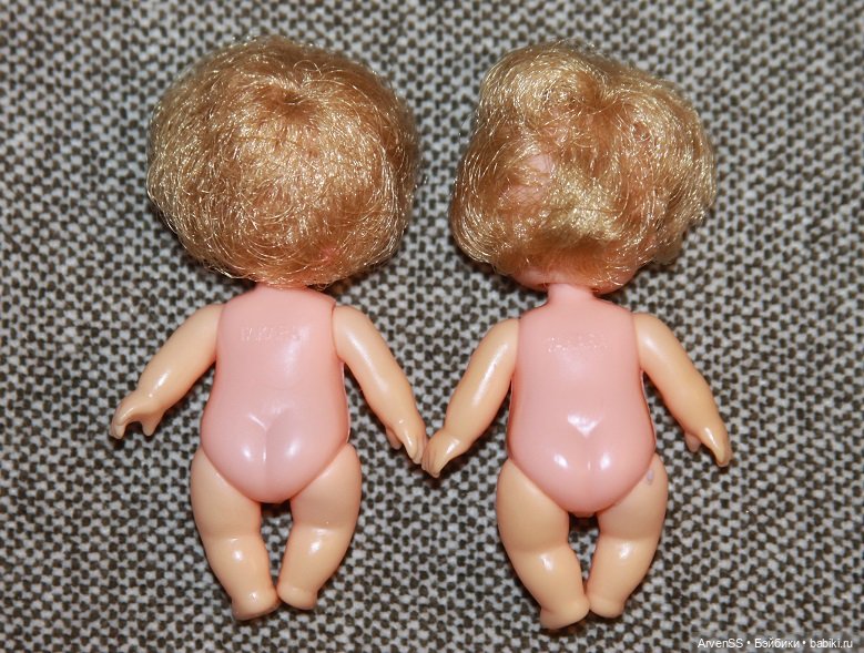 Винтажные сестрички Ликки 1 поколения Мики и Маки компании Такара (фото 4)