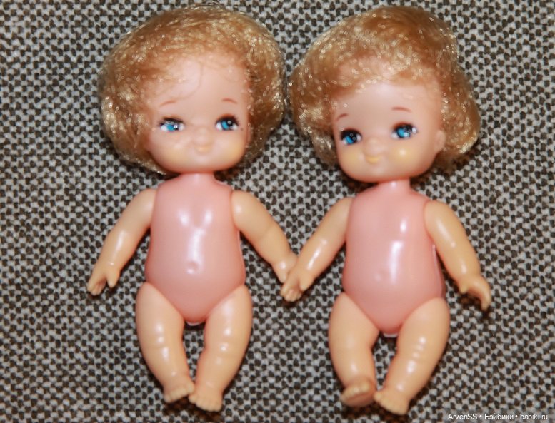 Винтажные сестрички Ликки 1 поколения Мики и Маки компании Такара (фото 3)