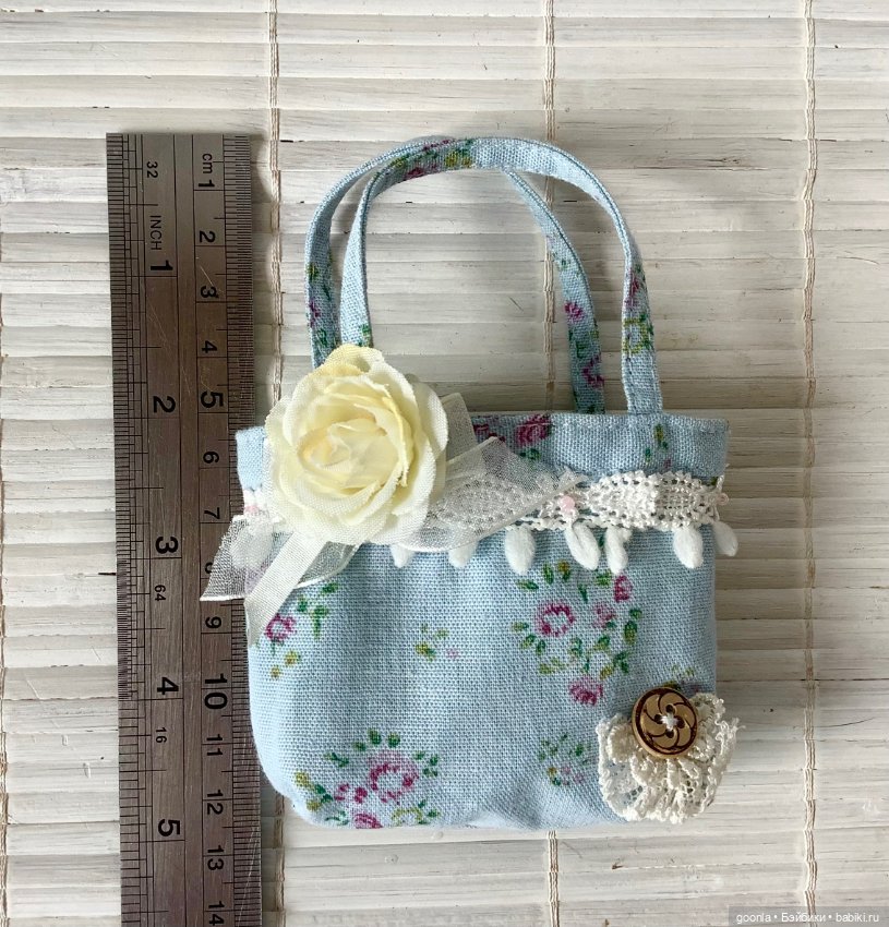 Летняя сумка для кукол от 40 см (фото 3)