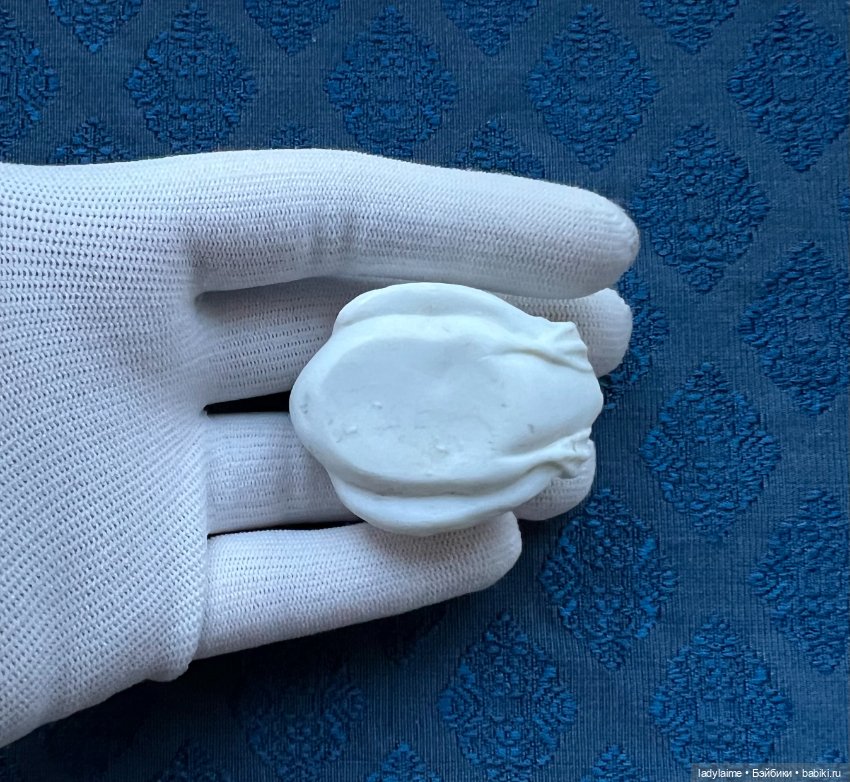 Антикварная фигурка Лебедь - 3,6 см х 5 см (фото 5)