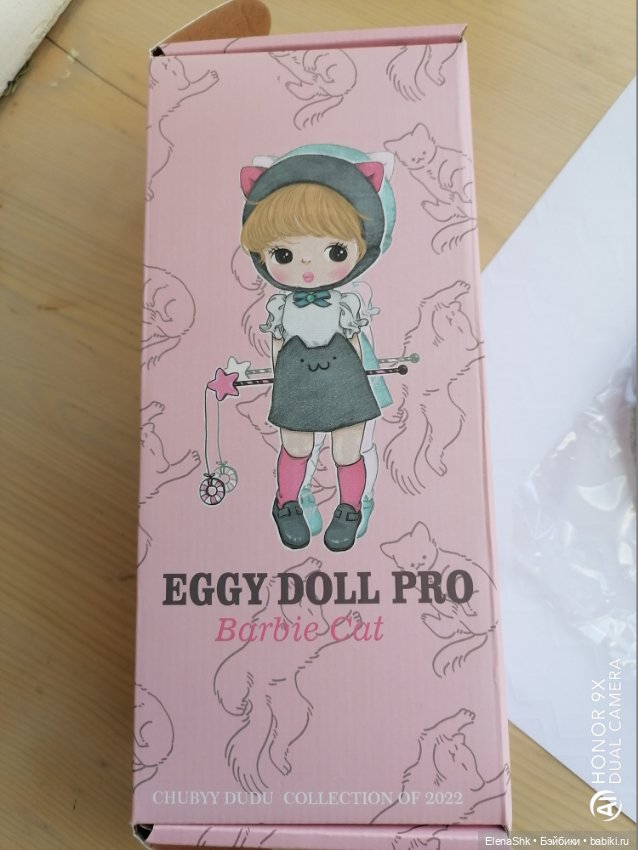 Китайская виниловая кукла Эгги Кошечка (фото 7)