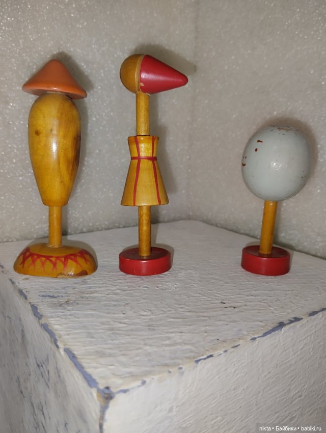 Деревянная игрушка СССР Сказка Пузырь, соломинка и лапоть (фото 4)