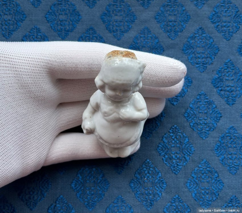 Антикварная фигурка - солонка - 7 см (фото 2)