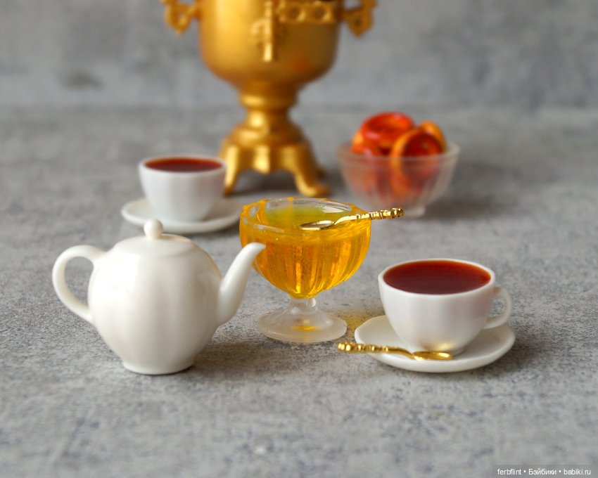 Набор "Чаепитие" №2 в масштабе 1:6 (фото 3)