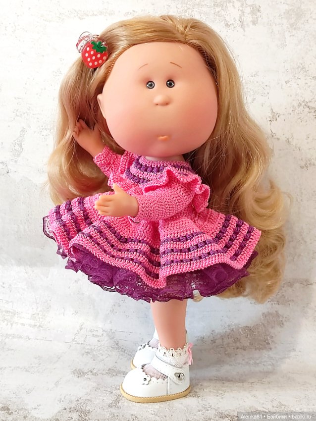 PDF Мастер-Класс по вязанию крючком "ВИКТОРИЯ- MIA" для кукол MIA 30см (булочки) (фото 7)