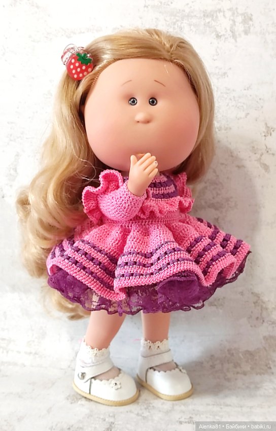PDF Мастер-Класс по вязанию крючком "ВИКТОРИЯ- MIA" для кукол MIA 30см (булочки) (фото 8)