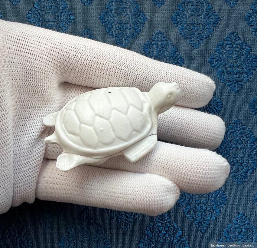 Антикварная фигурка Черепашка - 4,2 см х 5,8 см (фото 2)