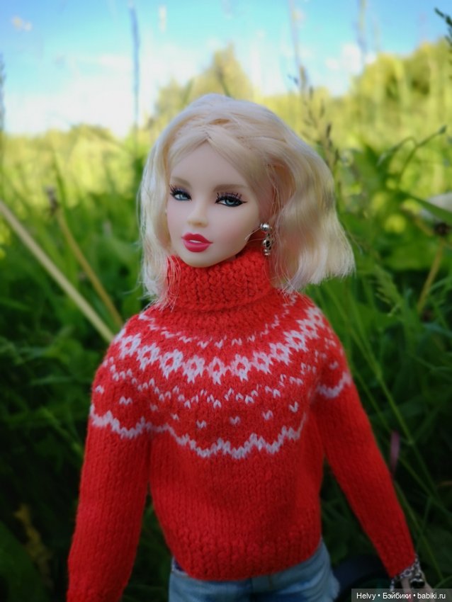 Свитер лопапейса для Barbie и Integrity toys (фото 7)
