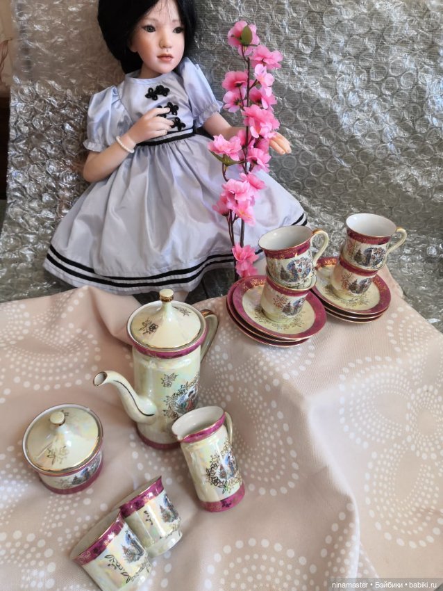 Сервиз кофейный Гейша. Германия..винтаж (фото 6)