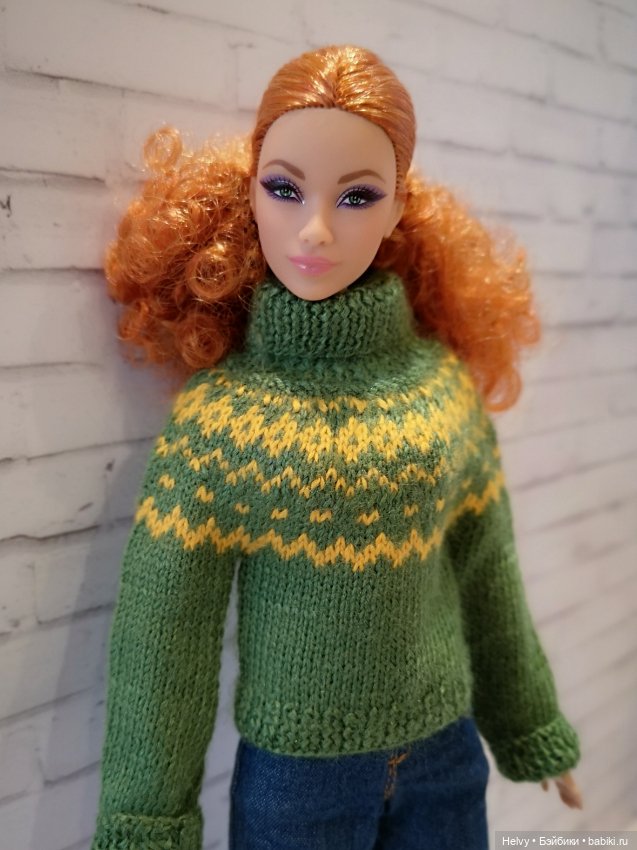 Свитер лопапейса для Barbie, Integrity toys и похожих по размеру кукол (фото 3)